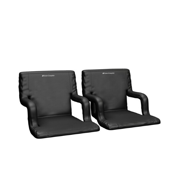 Hastings Home Hastings Home 2 Pack Stadium Seat Cushions, Portable Padded Back Support Bleacher Chair Set 113355AVJ - main